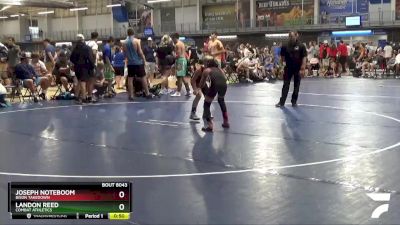 90 lbs Round 2 - Landon Reed, Combat Athletics vs Joseph Noteboom, Bison Takedown