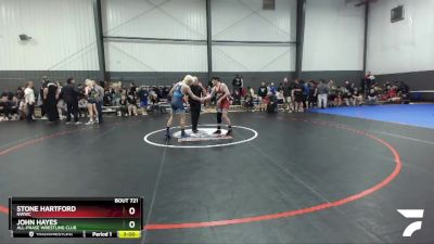 145 lbs Quarterfinal - Stone Hartford, NWWC vs John Hayes, All-Phase Wrestling Club