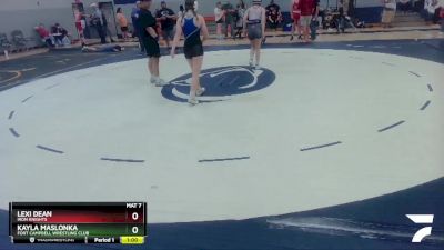 119-127 lbs Round 3 - Lexi Dean, Iron Knights vs Kayla Maslonka, Fort Campbell Wrestling Club