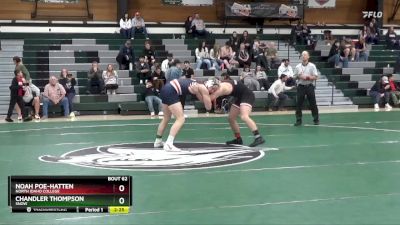 184 lbs 1st Place Match - Chandler Thompson, Snow vs Noah Poe-Hatten, North Idaho College