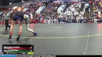 120 lbs Semifinals (8 Team) - Braylenn Aulbach, Rockford HS vs Dallas Korponic, Hartland HS