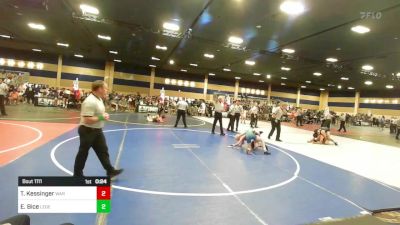 95 lbs Semifinal - Trey Kessinger, War WC vs Eric Bice, Legends Of Gold LV