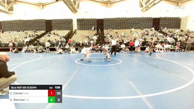 106 lbs Rr Rnd 9 - CJ Caines, Mat Assassins Black vs Christian Ramirez, Shore Thing Surf