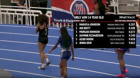 Youth Girls' 60m, Prelims 4 - Age 14