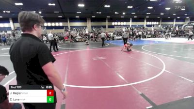 70 lbs Round Of 16 - Jace Regier, Gold Rush Wr Acd vs Camden Love, Nevada Elite WC