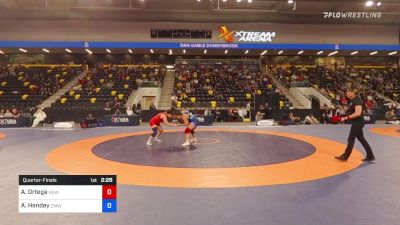 65 kg Quarterfinal - Ashlynn Ortega, New York Athletic Club vs Amanda Hendey, CMWC/TMWC