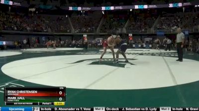 174 lbs Quarterfinal - Ryan Christensen, Wisconsin vs Mark Hall, Penn State