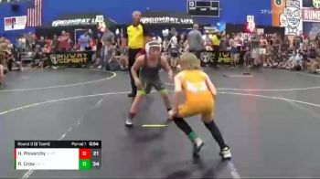 92 lbs Round 3 (6 Team) - Hayden Piovarchy, Steel Valley vs Ramsey Crow, Untouchables Purple
