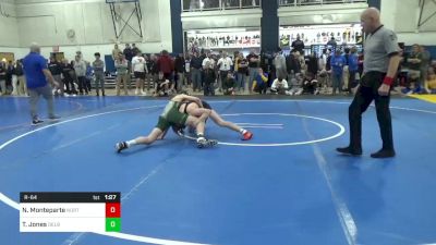 133 lbs R-64 - Nathan Monteparte, North Allegheny vs Trevor Jones, Delbarton-NJ