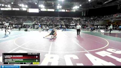 152 lbs Cons. Round 2 - Landon Saunders, Highland vs Hayden Thompson, Rocky Mountain