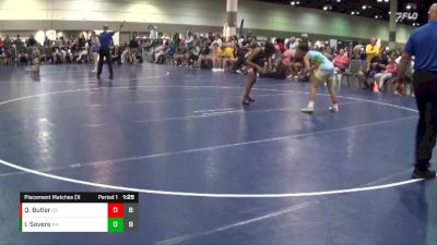 115 lbs Placement Matches (16 Team) - Isis Severe, SOWA vs Quinn Butler, SD Heat