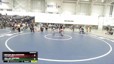 58 lbs Semifinal - Kellan Winters, Brawlers Elite vs Brycen Bialaszewski, Club Not Listed