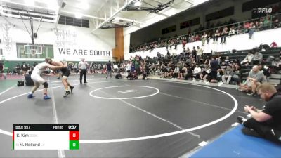 190 lbs Cons. Round 3 - Michael Holland, Laguna Hills vs Sean Kim, Beckman