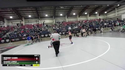 187 lbs Quarterfinal - Kason Lopez, Rough Rider Wrestling vs Rodney Sabin, Utah