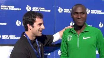 OTC's Shadrack Kiptoo Biwott after placing 5th in the 2010 NYC Half Marathon