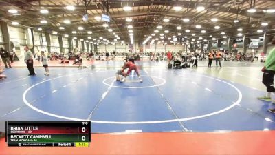 110 lbs Rd# 5- 3:45pm Friday Final Pool - Beckett Campbell, Team Michigan vs Brian Little, Scorpions