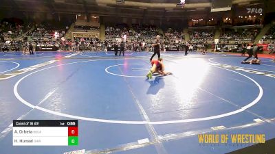 55 lbs Consi Of 16 #2 - Aiden Orbeta, Socal Grappling Club vs Henry Hunsel, Greater Heights Wrestling