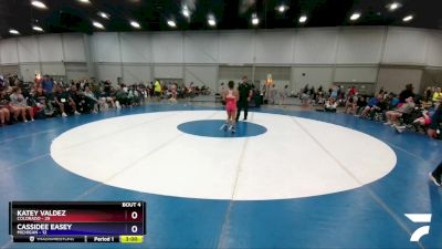 106 lbs Round 1 (8 Team) - Alexsys Jacquez, Colorado vs Mackenzie Burger, Michigan