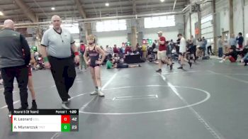 72 lbs Round 5 (8 Team) - Ryker Leonard, East Coast Elite vs Andrew Mlynarczyk, Terps Xtreme