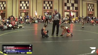 66 lbs Round 5 (6 Team) - Ivy McKinney, MGW-Radical Skadattle vs Victoria Thiel, MGW- Wydlin Watermelon