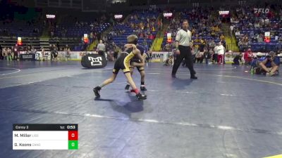 46 lbs Consy 3 - Myers Miller, Ligonier Valley vs Grayson Koons, Canon-McMillan