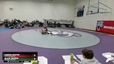 126 lbs Round 2 - Quade Siemens, Natrona Colts WC vs Landon Maston, Touch Of Gold WC