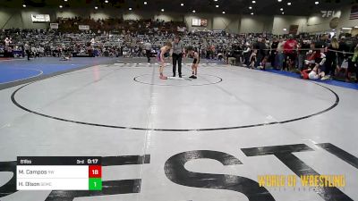 73 lbs Round Of 16 - Mateo Montanaro, Hamma Shack vs Mace Hodson, Mad Dawg Wrestling Club