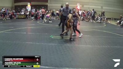 82 lbs Round 4 (6 Team) - Maverik Wilson, Metro All Stars vs Carson McArther, BadBass