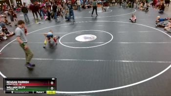 65 lbs Round 3 (3 Team) - Reagan Parrish, Legacy Elite vs William Duty, Eastside