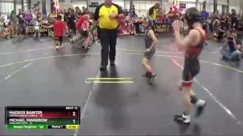 56 lbs Round 4 (6 Team) - Maddox Bainter, Untouchables Purple vs Michael Fangerow, Stallers Elite