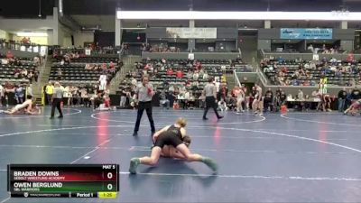 140 lbs Cons. Round 2 - Braden Downs, Sebolt Wrestling Academy vs Owen Berglund, SBL Warriors