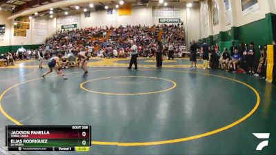 106 lbs Cons. Round 1 - Jackson Panella, Yorba Linda vs Elias Rodriguez, La Habra