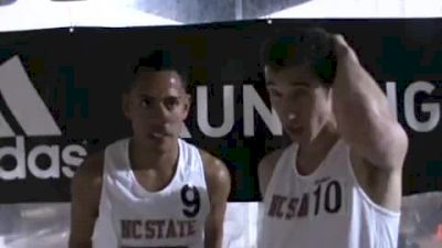 Ryan Hill & John Martinez NC State 3rd & 4th 5k adidas Raleigh Relays