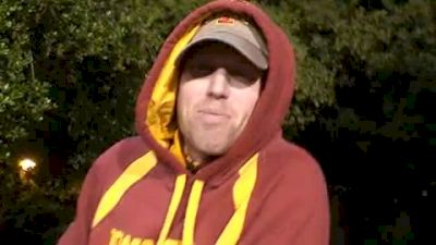 Iowa State coach Corey Ihmels after Koll's 10k record 2010 Stanford Invite