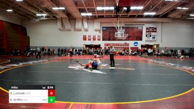 141 lbs Consi Of 16 #2 - Andrew Lucinski, Buffalo vs Kelvin Griffin, Lehigh-Unattached