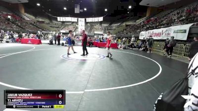 152 lbs Cons. Round 2 - Jakub Vazquez, Madison High School Wrestling vs Tj Arvizu, Community Youth Center - Concord Campus Wrestling