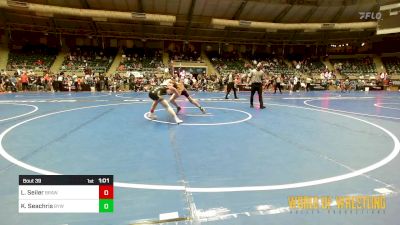 108 lbs Round Of 32 - Luke Seiler, Brawlers vs Kolson Seachris, Bristow Youth Wrestling