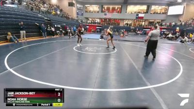 132 lbs Quarterfinal - Noah Morse, Dallas Highland Park vs Jair Jackson-Bey, Allen