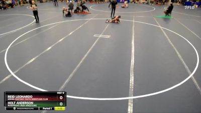 Champ. Round 1 - Holt Anderson, Rosemount Irish Wrestling vs Reid Leonardo, NRHEG Panther Youth Wrestling Club