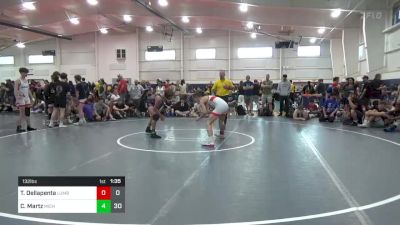 132 lbs Pools - Trevor Dellapenta, Lumberyard (NY) vs Calvin Martz, Michigan Mayhem