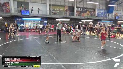 55 lbs Placement Matches (8 Team) - Aidan Slagter, TN Elite vs Jackson Bolen, Violent Little Machines