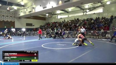 132 lbs Cons. Round 4 - Omar Ahmed, Alta Loma vs Jose Ramirez, Colton