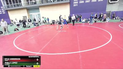 70 lbs Quarterfinal - Kyle Anderson, Iowa vs Pablo Lopez, Illinois