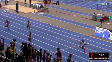 Youth Girls' 200m Usatf Club Competition , Finals 2 - Age under 8