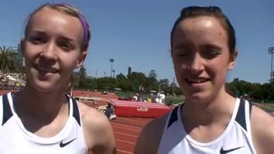 Lacey Cramer and Nachelle Stewart 206 800 2010 Stanford Invite