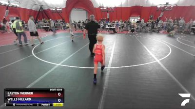 53 lbs Round 3 - Easton Werner, WI vs Wells Millard, IL