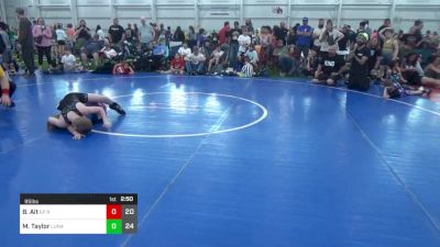 95 lbs Pools - Benton Alt, EP Rattlers vs Miner Taylor, Lunatics