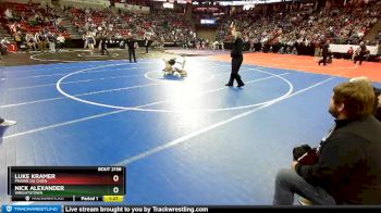 D2-152 lbs Semifinal - Luke Kramer, Prairie Du Chien vs Nick Alexander, Wrightstown