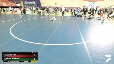 53 lbs Quarterfinal - Chance Ashford, AZ vs Tagg Hefner, IL