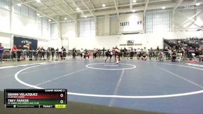 Champ. Round 2 - Trey Parker, SV Saber Den Wrestling Club vs Gianni Velazquez, Club Not Listed